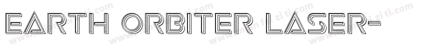 Earth Orbiter Laser字体转换